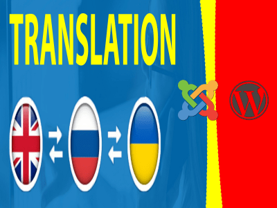 Translation Joomla and WordPress extensions into Ukrainian Russian Polish