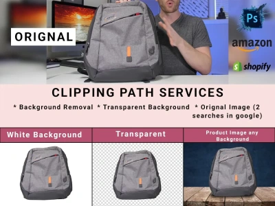 E-commerce photo editing - Background Remove - clipping path