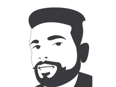 Face logo for social media DP and personal branding