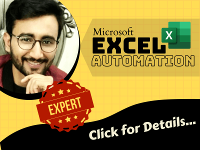 Excel VBA programming for Automation / Macro Development