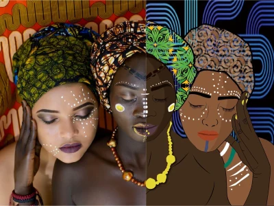 Fantastic illustrations of people in adobe illustrator