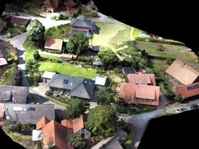 Photogrammetry 3D model from drone images