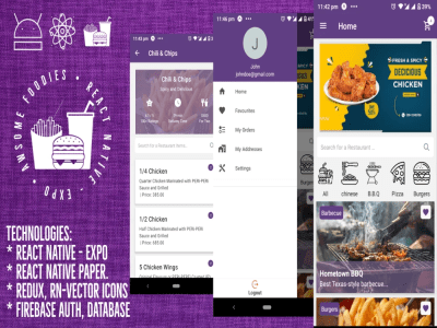 Multi Vendor Food Delivery Mobile App Intgrated with Web App