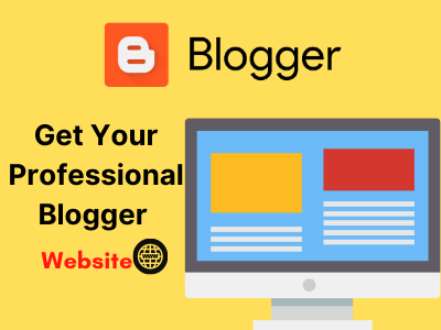 A Professional Website on Blogger