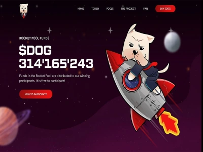 Responsive Crypto landing page, Crypto website for your token or coin