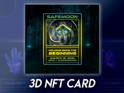 A Professional 3D NFT Card