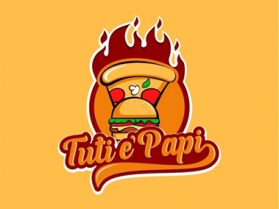 A food, cafe, bakery, coffee shop, pizza, burger, and restaurant logo