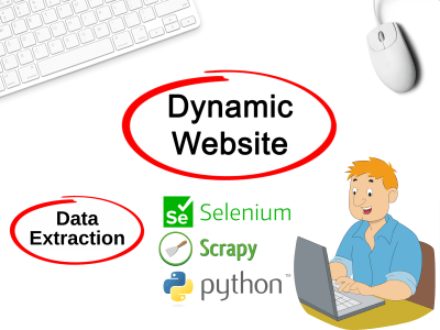 Python Web Scraping for dynamic Websites