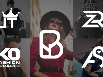 Luxury fashion clothing brand logo design