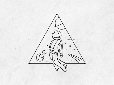 A minimalist tattoo in my art style