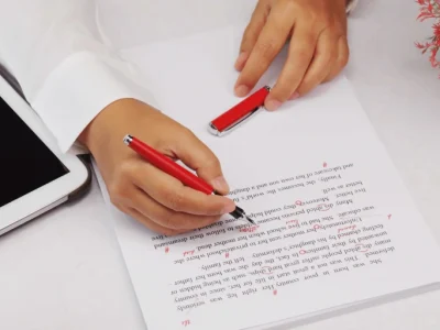 Article writing, proofreading service, including editing.