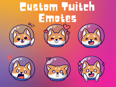 Custom Twitch emotes, sub badges, overlays for Twitch, Discord, and streams