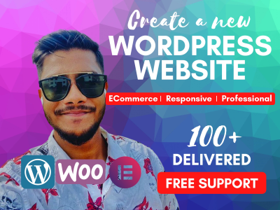 You will get WordPress landing page, Woocommerce and full eCommerce online website store