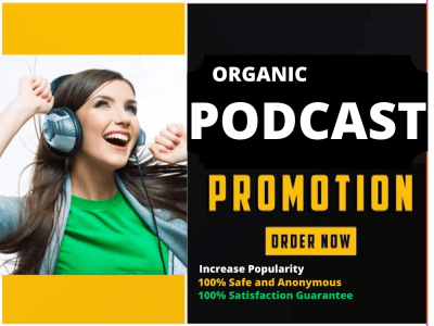 An organic podcast promotion to increase downloads and advertising