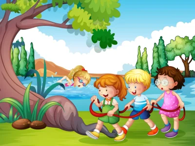 Children book cover and children book illustrations for kindle