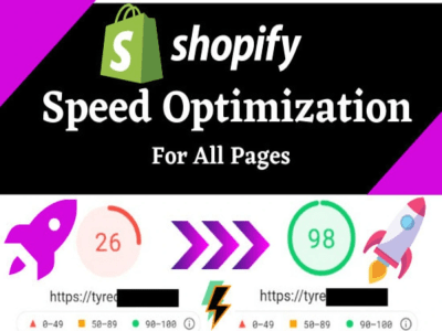 Shopify Speed Optimization with 90+ Speed Score Guaranteed within 1 day.