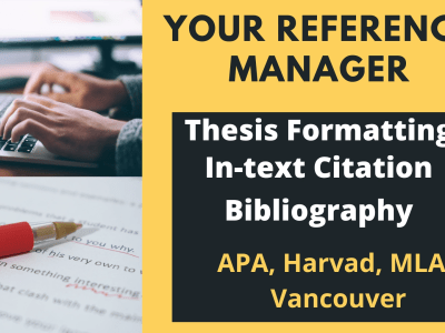 A Professional Editor and Reference Manager for your thesis project