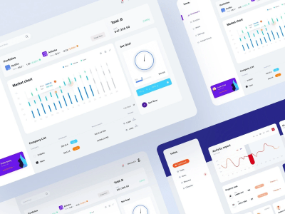 A minimalistic modern Google Data Studio dashboard | Upwork
