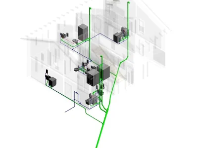 Revit Plumbing 3D model for your House