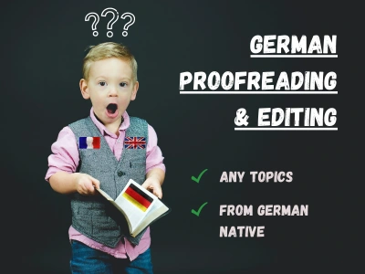 German Proofreading & EDITING