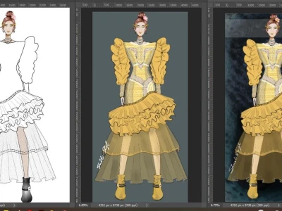 Customized fashion illustration as per your requirement