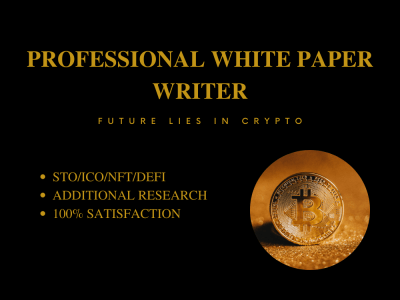 A proficient white paper to write and design for ICO/NFT/DEFI