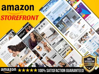 Attractive and Professional Amazon Storefront for your Brand or Product