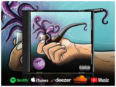 Album cover art or music artwork