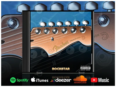 Album cover art or music artwork