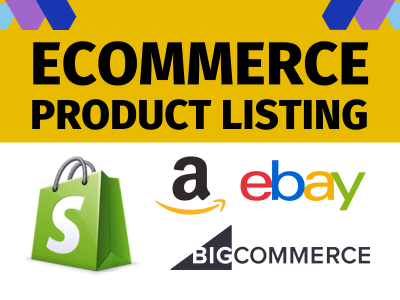 ECommerce Product Upload, Ecommerce Data Entry, Product Listing