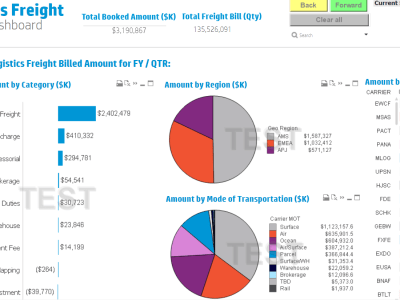 Professional Qlikview report and dashboard