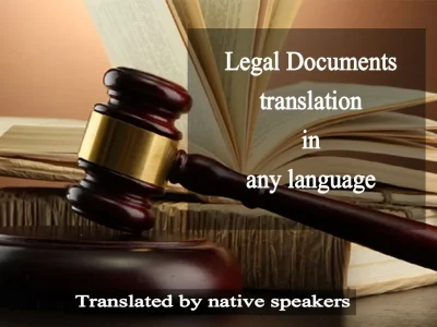 A legal classified documents translation in any language