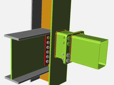 A structural analysis of detailed steel connections