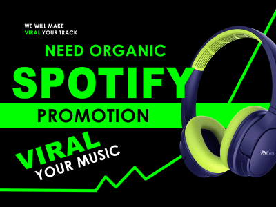 Organic spotify music promotion to get Real Audience and go viral