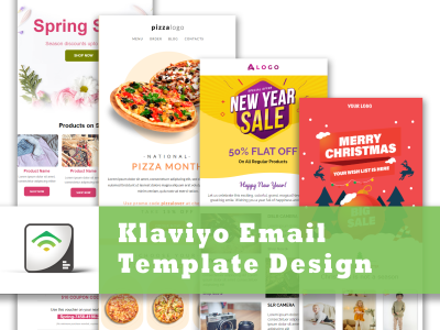 Editable responsive and html klaviyo email template design newsletter ...