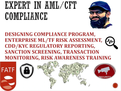Professional advice on AML/CFT with a customized Compliance Program.