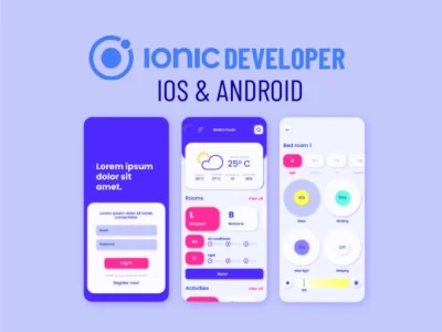 Mobile app development using ionic framework, and store deployment support
