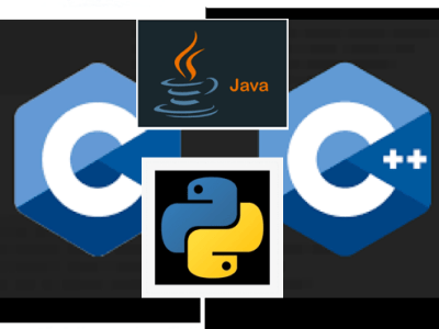 The custom program, using C/C++, Java, or Python, MySQL / PostgreSQL