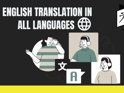 Translation expext | Article writing | products description | typing master