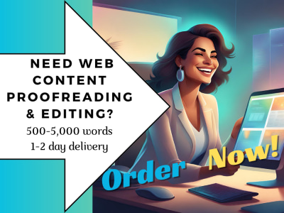 Professionally copyedited and proofread web content