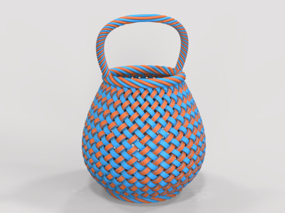 Beautiful vase and basket design