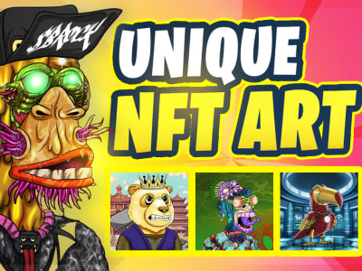 Unique nft collection and nft art