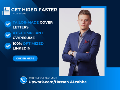 ATS & HR Compliant CV/Resume, Cover Letter, and Fully Optimized LinkedIn