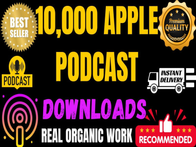 Organic apple podcast promotion and get more downloads