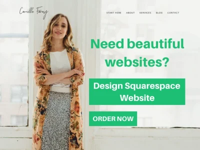 Squarespace Website Design or redesign I Squarespace Designer