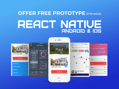 An amazing mobile app ios and android using react native | Upwork