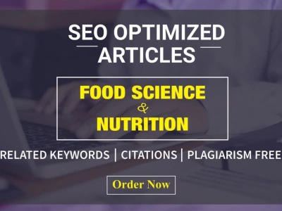 SEO optimized articles on nutrition, health, food science and food safety