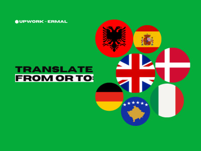 Any content translated to Italian, English, Danish, Spanish or Albanian