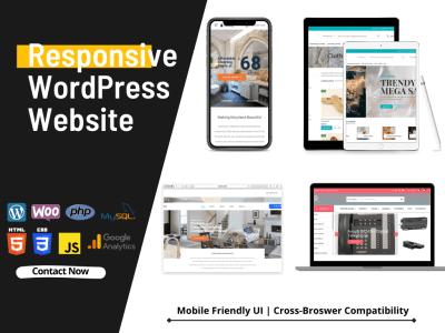 A modern looking responsive WordPress Website. | Upwork