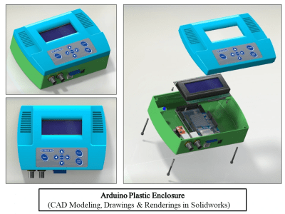 A 3D CAD model designed by an experienced mechanical engineer